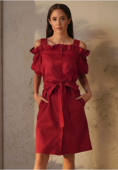 Plains and Prints - VEERA (Mark Bumgarner Red Dress)