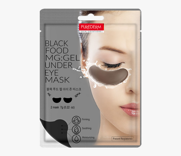 Purederm Black Food MG: Gel Eye Mask