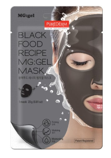 Purederm Black Food MG: Gel Mask
