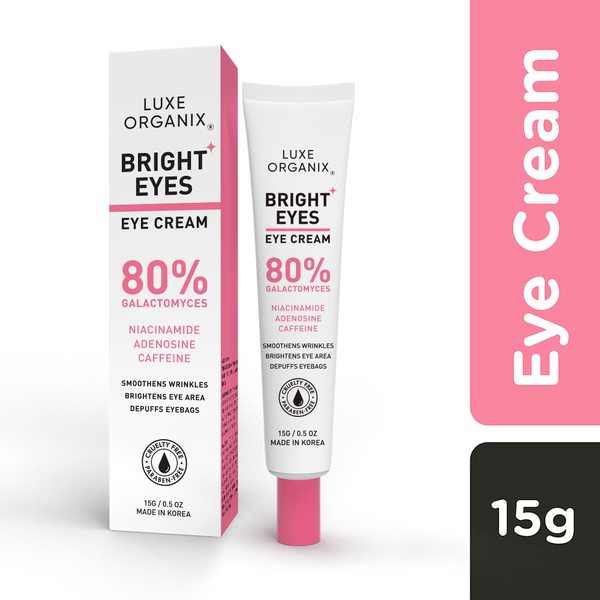 Luxe Organix Bright Eyes Eye Cream 80% Galactomyces 15g
