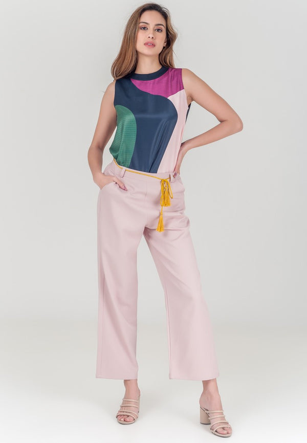 Plains and Prints  Rozelyn Pants (Pink)