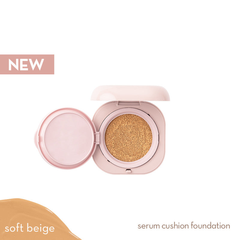 HAPPY SKIN COVER AND CONCEAL SOFT BEIGE SET (CUSHION + CONCEALER + POUCH)