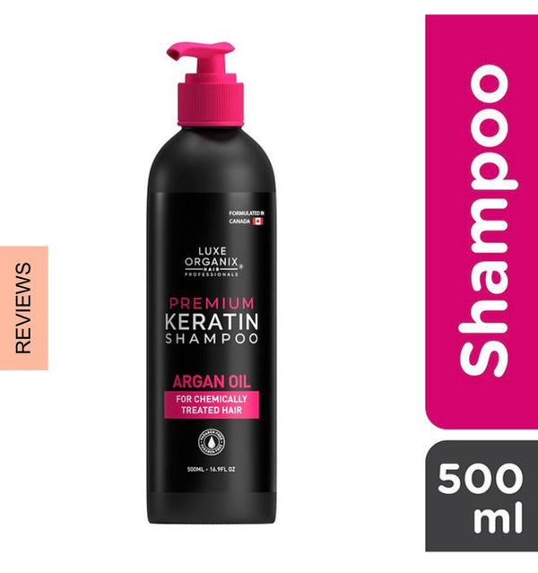 Luxe Organix Premium Keratin Argan Shampoo 500ml