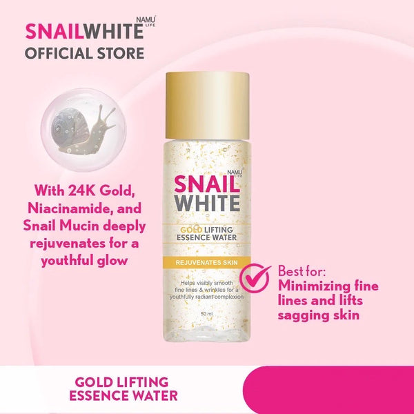 Snail White Gold Lifting Essence Water 50 ml
