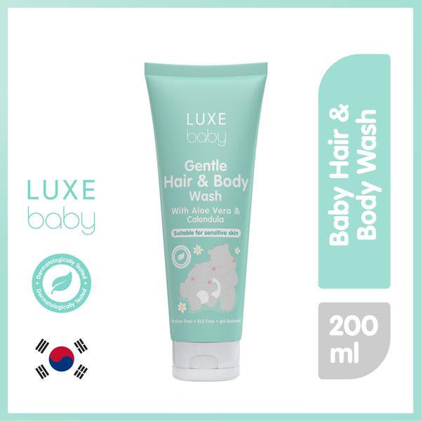 Luxe Baby Gentle Hair & Body Wash 200ml