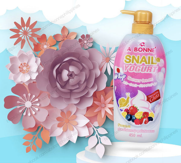 A Bonne Snail Yogurt Shower Cream-450ml