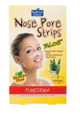 Purederm Nose Pore Strips Aloe 3pcs