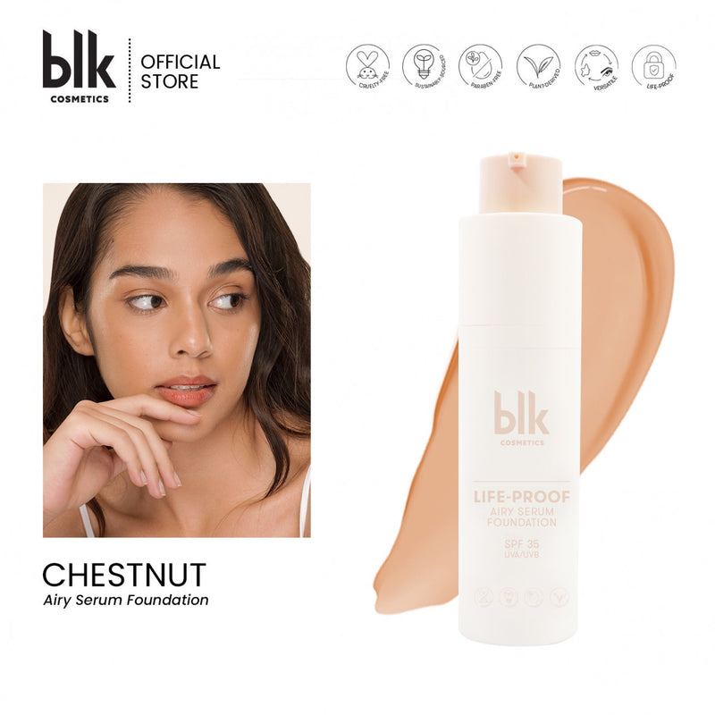 Blk Cosmetics Daydream Life-Proof Airy Serum Foundation Chestnut