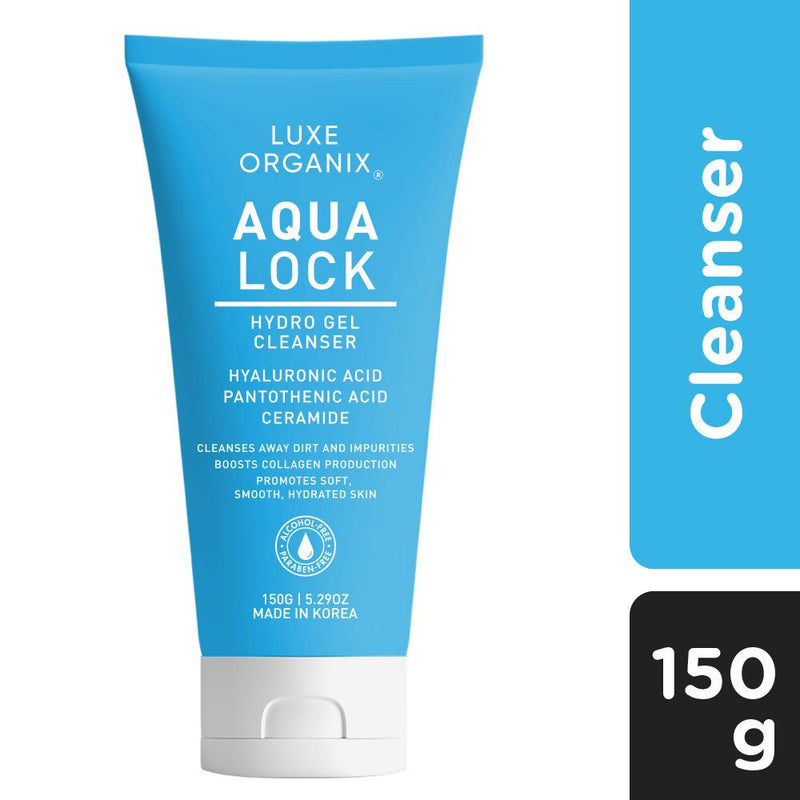 Luxe Organix Aqua Lock Water Gel Cleanser (150 ml)