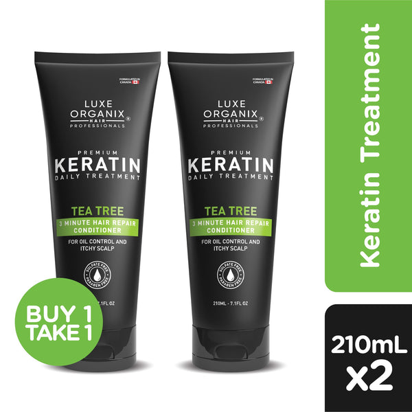 Luxe Organix Premium Keratin Tea Tree 210ml B1T1