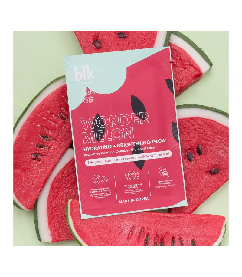 blk cosmetics Fresh Hydrating + Brightening Glow Face Mask (Wondermelon)