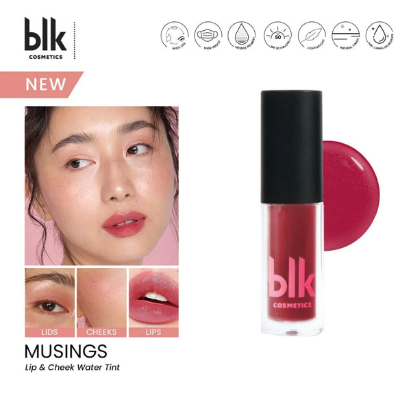 BLK COSMETICS FRESH ALL-DAY LIP AND CHEEK  WATER TINT - MUSINGS