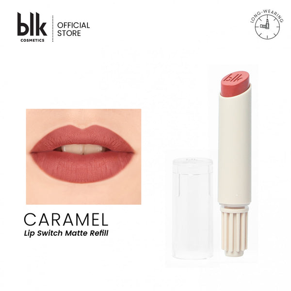 blk cosmetics Universal Refillable Matte Lippie - Refills (Caramel)