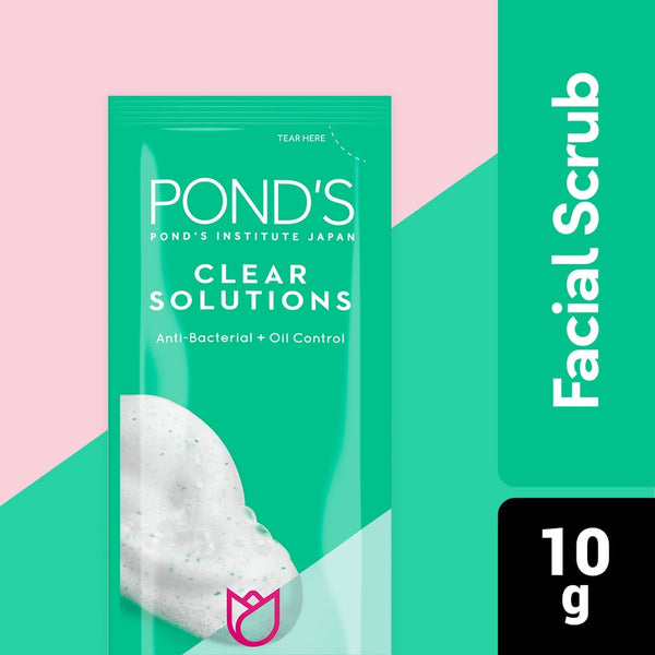 Ponds Clear Solutions Anti-Bacterial Facial Scrub 10g