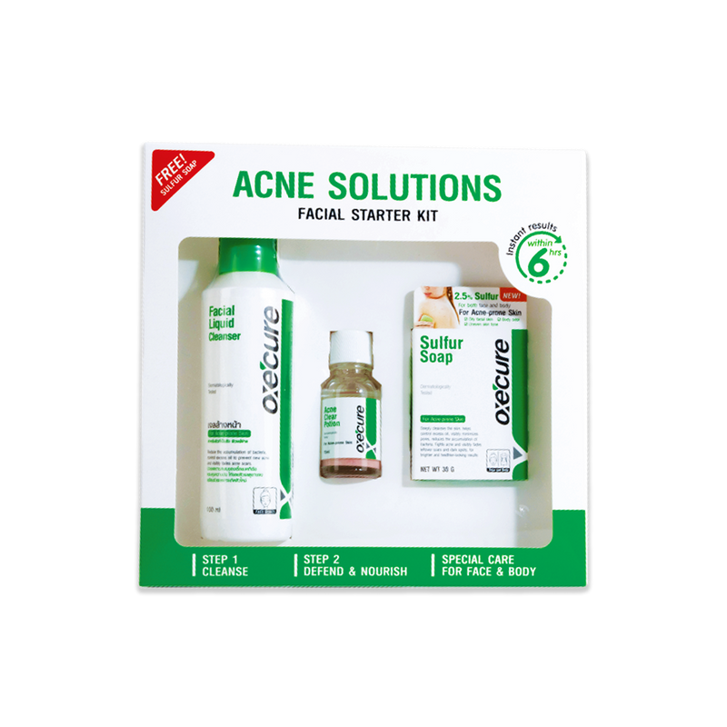 Oxecure - Acne Solutions Facial Starter Kit