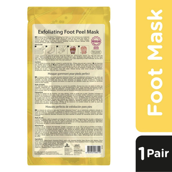 Purederm Exfoliating Foot Peel Mask - Papaya