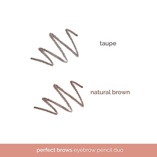 Generation Happy Skin Perfect Brows Eyebrow Pencil Duo in Natural Brown