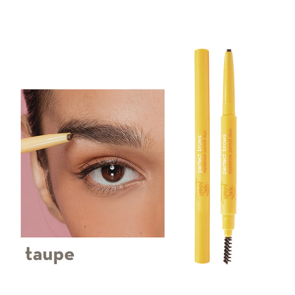 Generation Happy Skin Perfect Brows Eyebrow Pencil Duo in Taupe