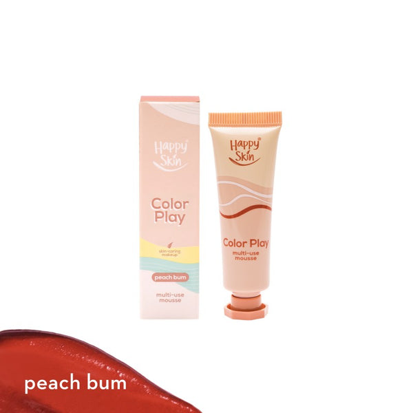 Happy Skin COLOR PLAY MULTI-USE MOUSSE - PEACH BUM